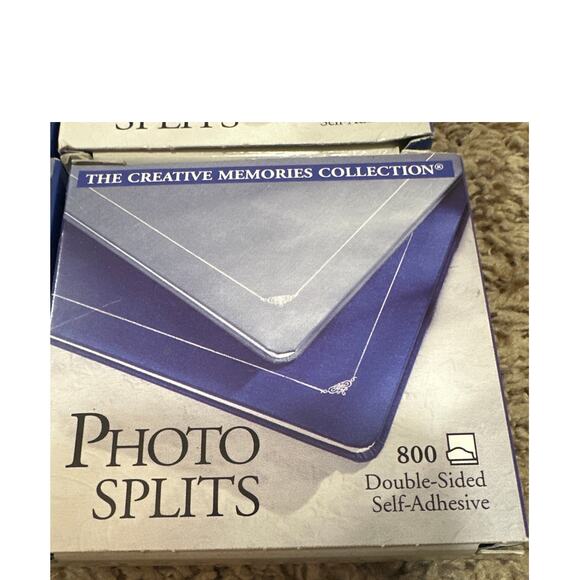 Creative Memories Photo Splits 4 Boxes New 800 count per - Picture 2 of 3